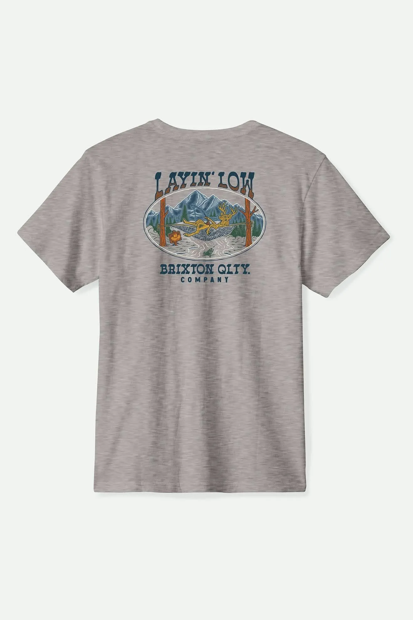 right size Layin' Low S/S Standard T-Shirt - Heather Grey