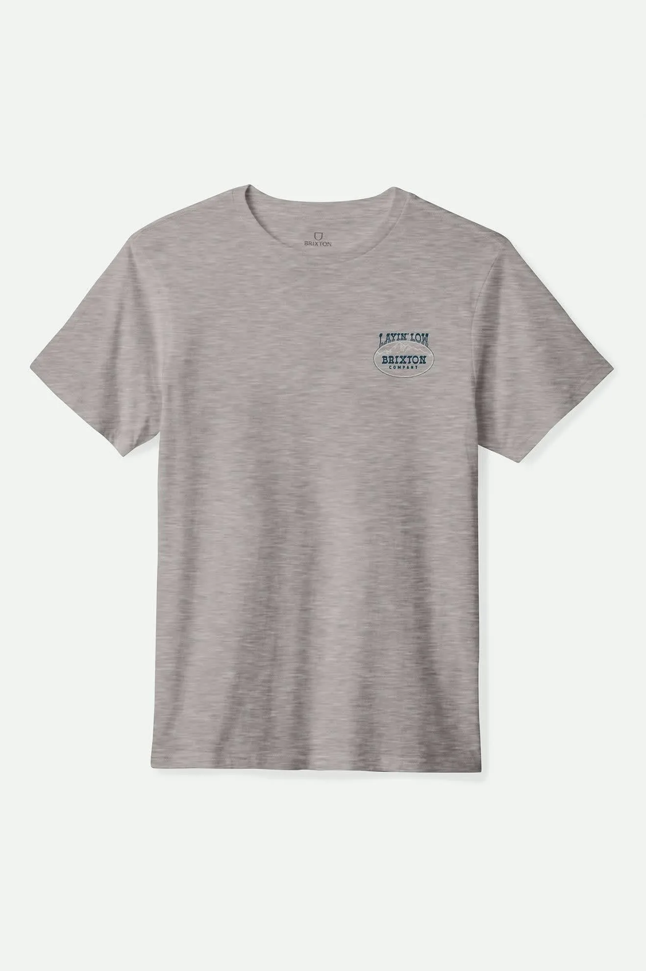 Layin' Low S/S Standard T-Shirt - Heather Grey Slim fit clothing Comfortable and Chic