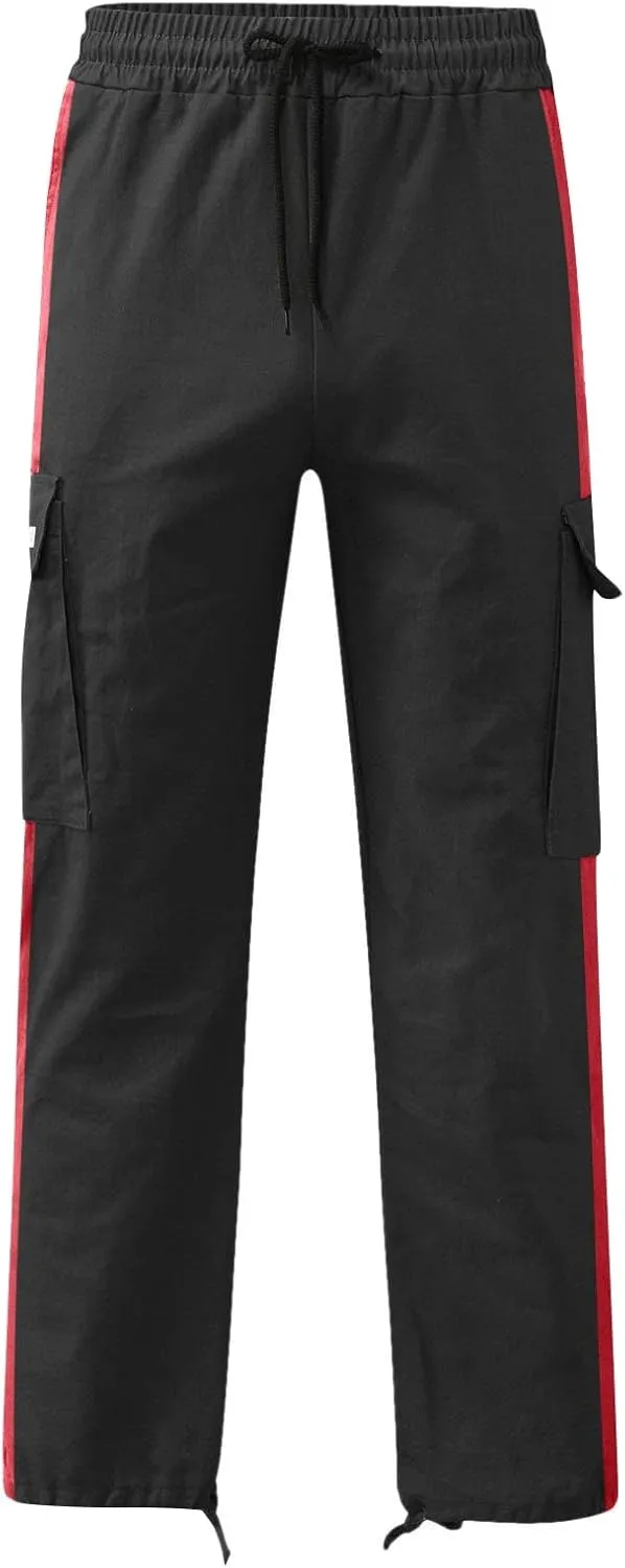 LCMTWX Cargo Pants for Men Casual Jogging Sports Elastic with Pockets Men's Men's Pants Active Athletic Workout Jogger