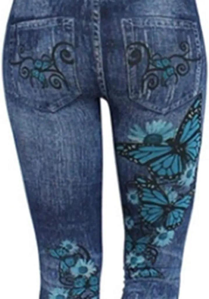LCMTWX Casual Pants for Women Straight Wide Leg Pants with Breasted Cotton Loose Casual Pants with Denim Capris for Women