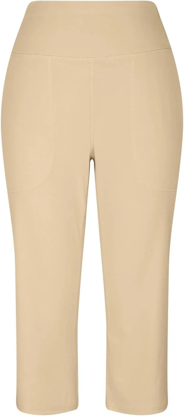 LCMTWX Women Pants with Pockets for Women Casual Stretch High Waisted Yoga Leggings Comfy Wide Leg Pants Plus Size Leggings