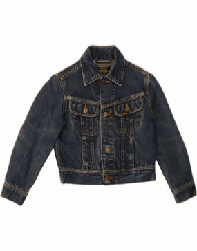 LEE Boys Denim Jacket 5-6 Years XS Blue Cotton Modern Style Easy Care Fabric