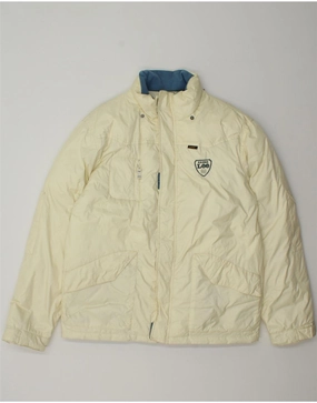 LEE Boys Padded Jacket 15-16 Years XL White Polyamide Heavy Duty Minimalist Style