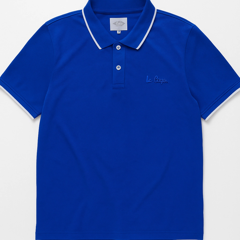 Adaptable Stylish Design Lee Cooper East London Blue Men Polo