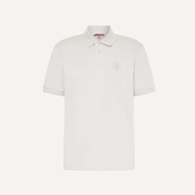 Lee Cooper Men White Polo Feminine Touch RibbedNeckBanding