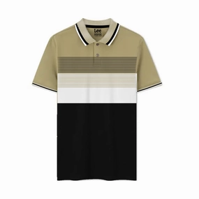 Non Toxic Materials Lee Men Stripe Polo
