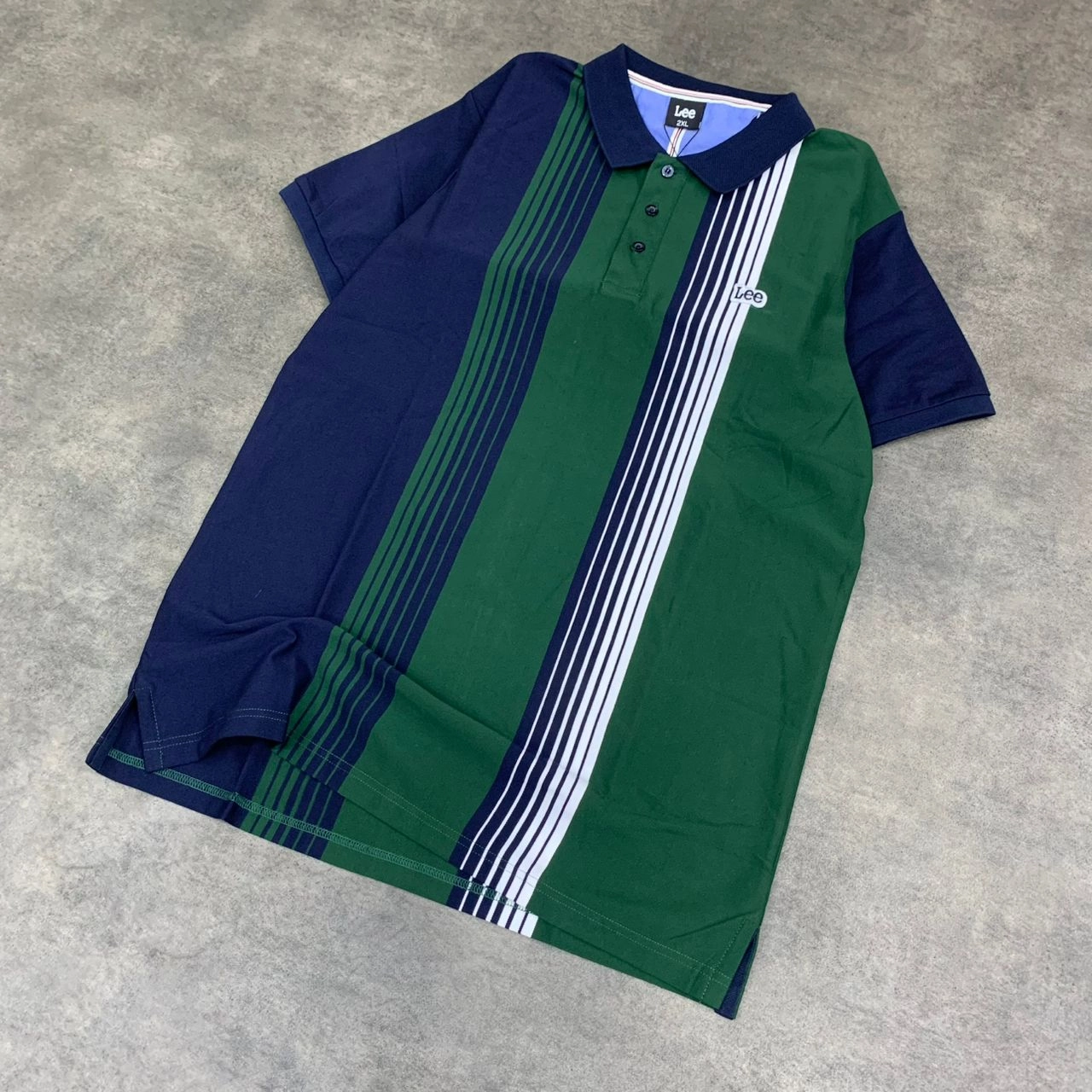 Daily Casual Autumn Wear Lee Stripe Men Polos