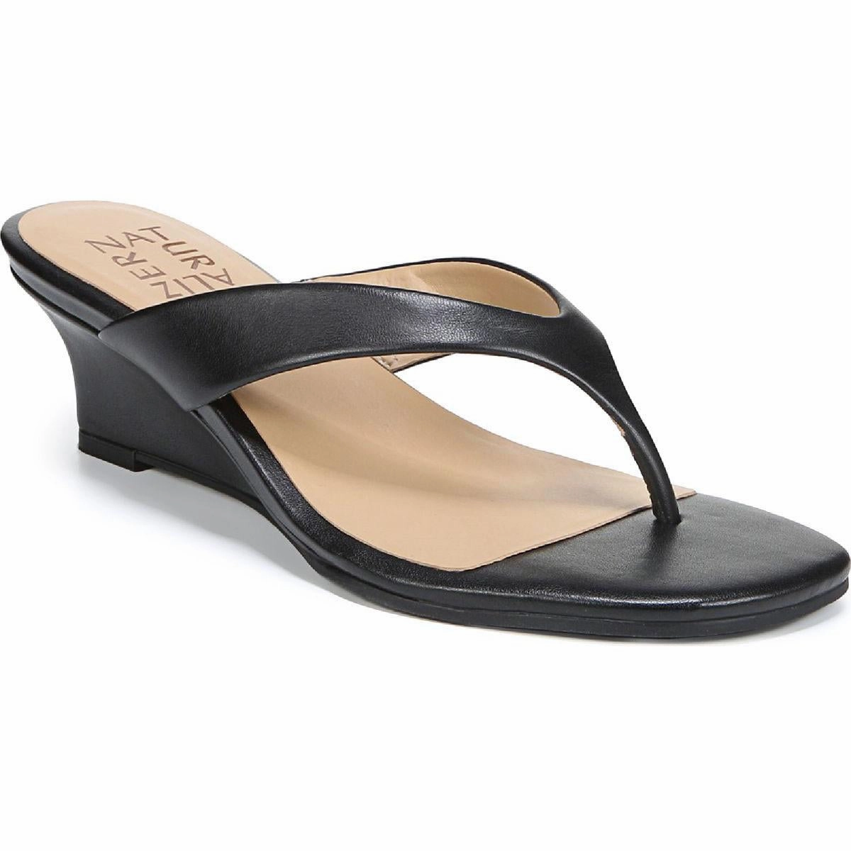 Lenna Womens Slip On Wedge Sandals City Living Icon Glow