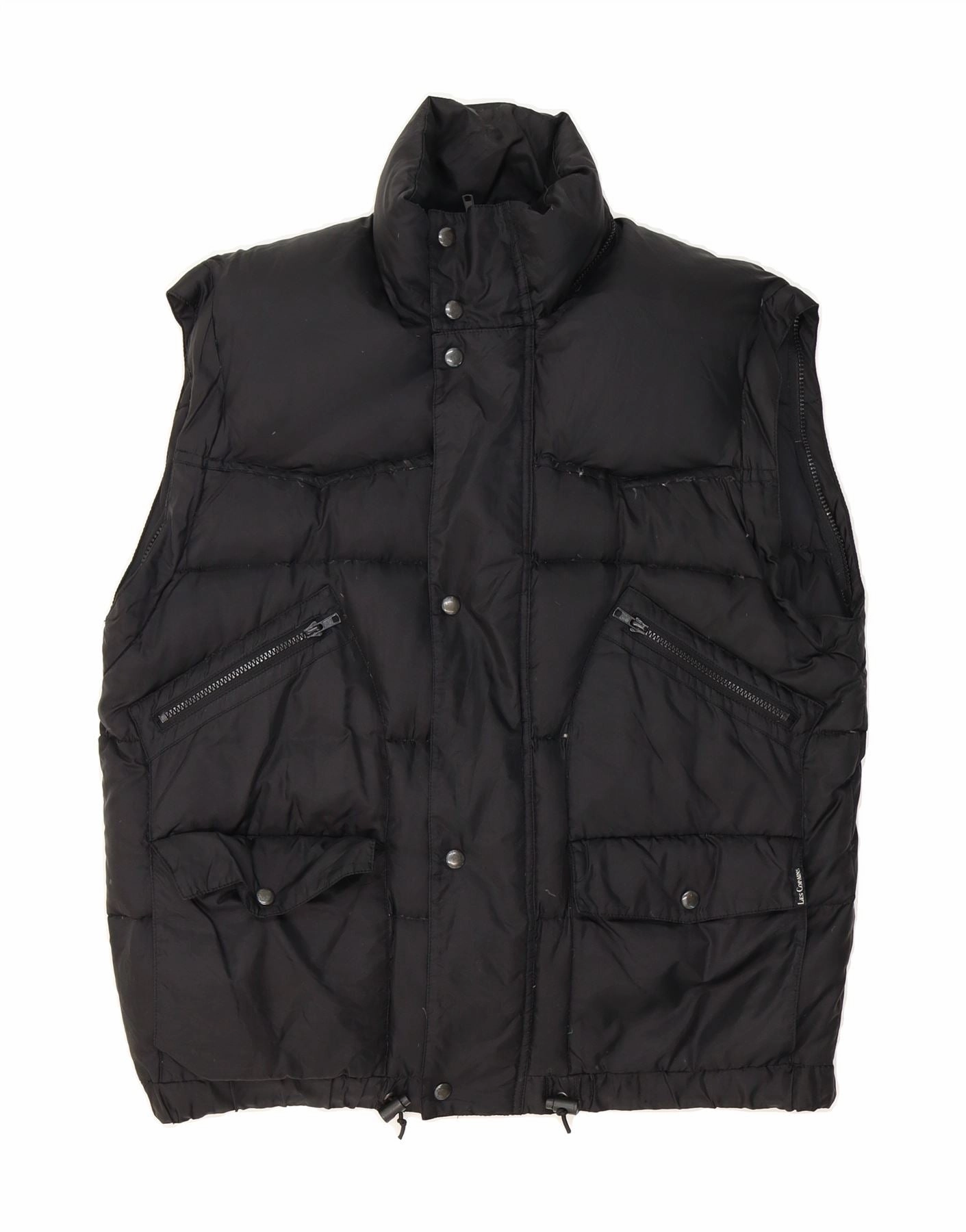 shopping LES COPAINS Boys Padded Gilet 15-16 Years Black Polyamide