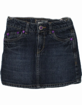 Fit Choice LEVI'S Girls Regular Fit Denim Skirt 7-8 Years W24  Blue Cotton