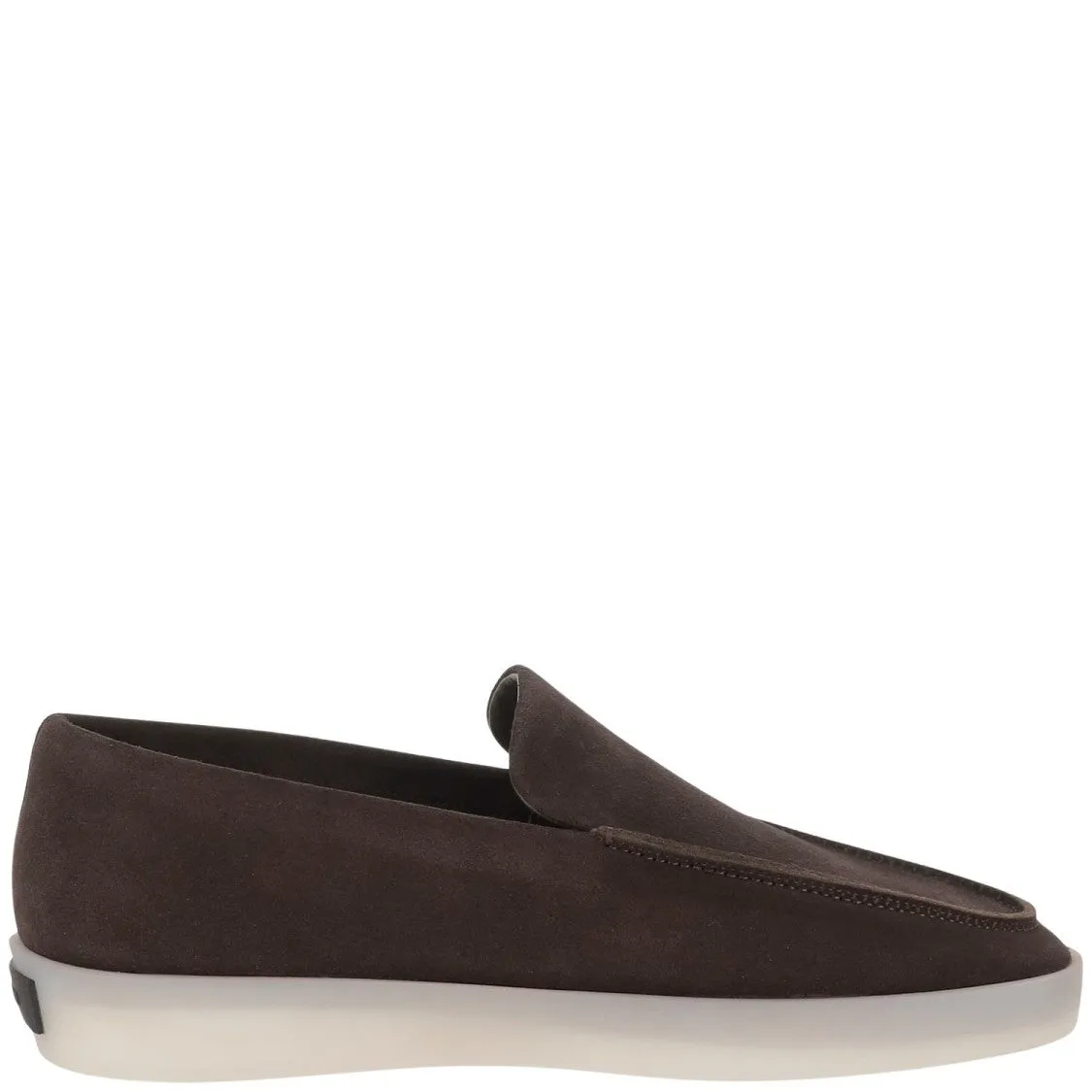 Brown Suede Leather Slip-On Loafer Weekend Casual Versatile Shoes