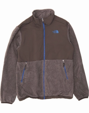 Insulated Layer hiker THE NORTH FACE Boys Fleece Jacket 15-16 Years XL Grey Colourblock