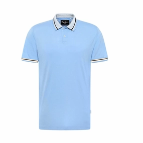 Pepe Jeans Blue Men Polo Effortless Look