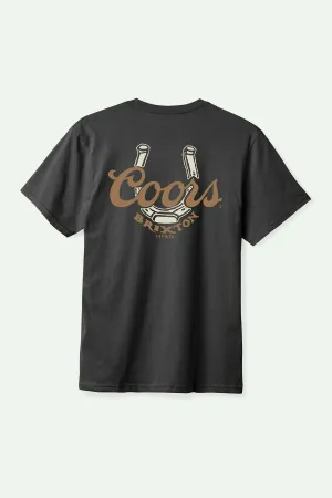 Coors Luck S/S Standard T-Shirt - Black Simple Wear Athletic Wear