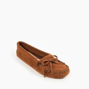 Firm Path Women's Kilty Softsole Moccasin In Brown