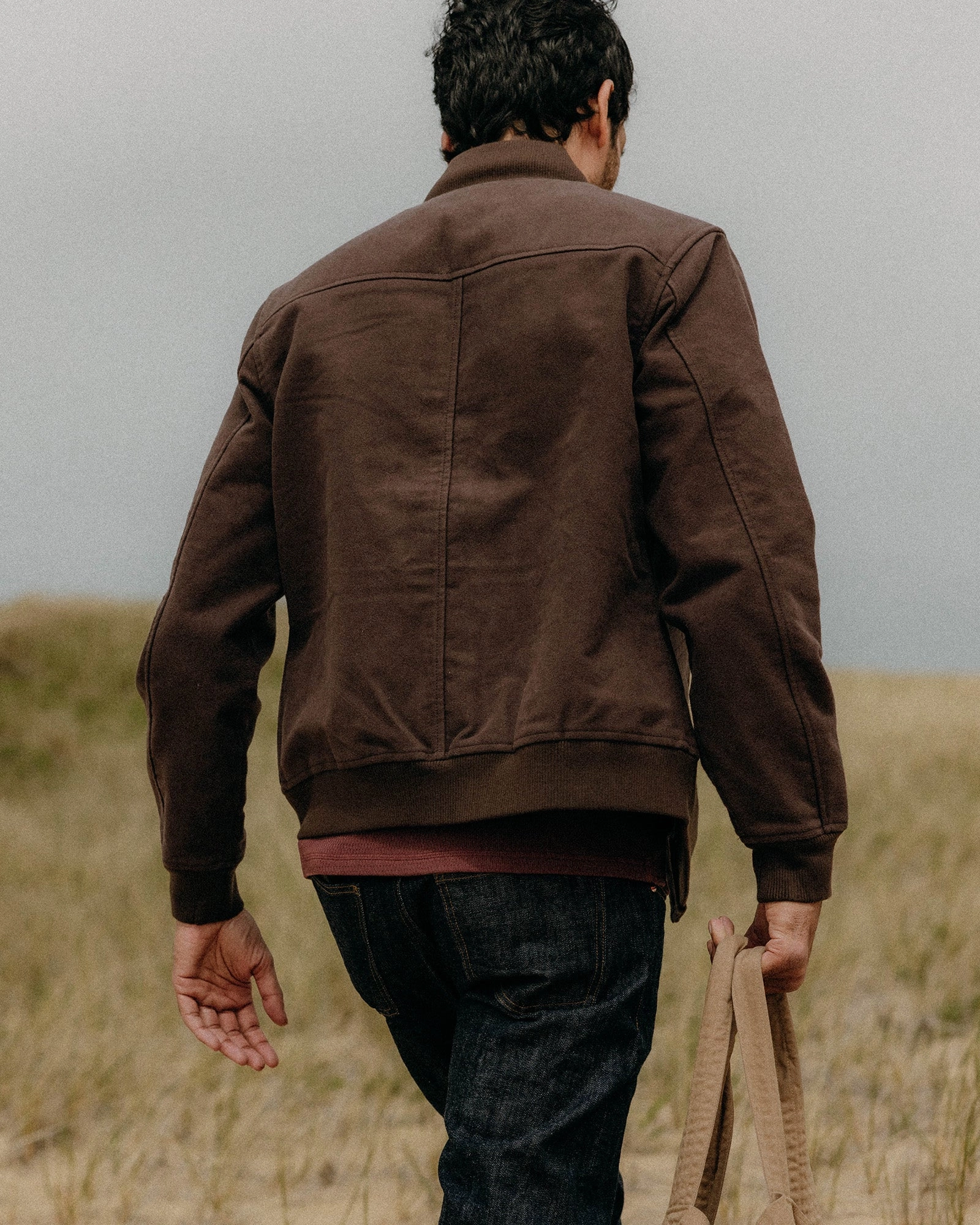 The Clark Bomber in Soil Moleskin Invoice