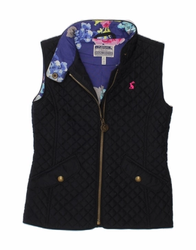 suitable for cultural festivals JOULES Boys Quilted Gilet 6-7 Years Navy Blue Polyester