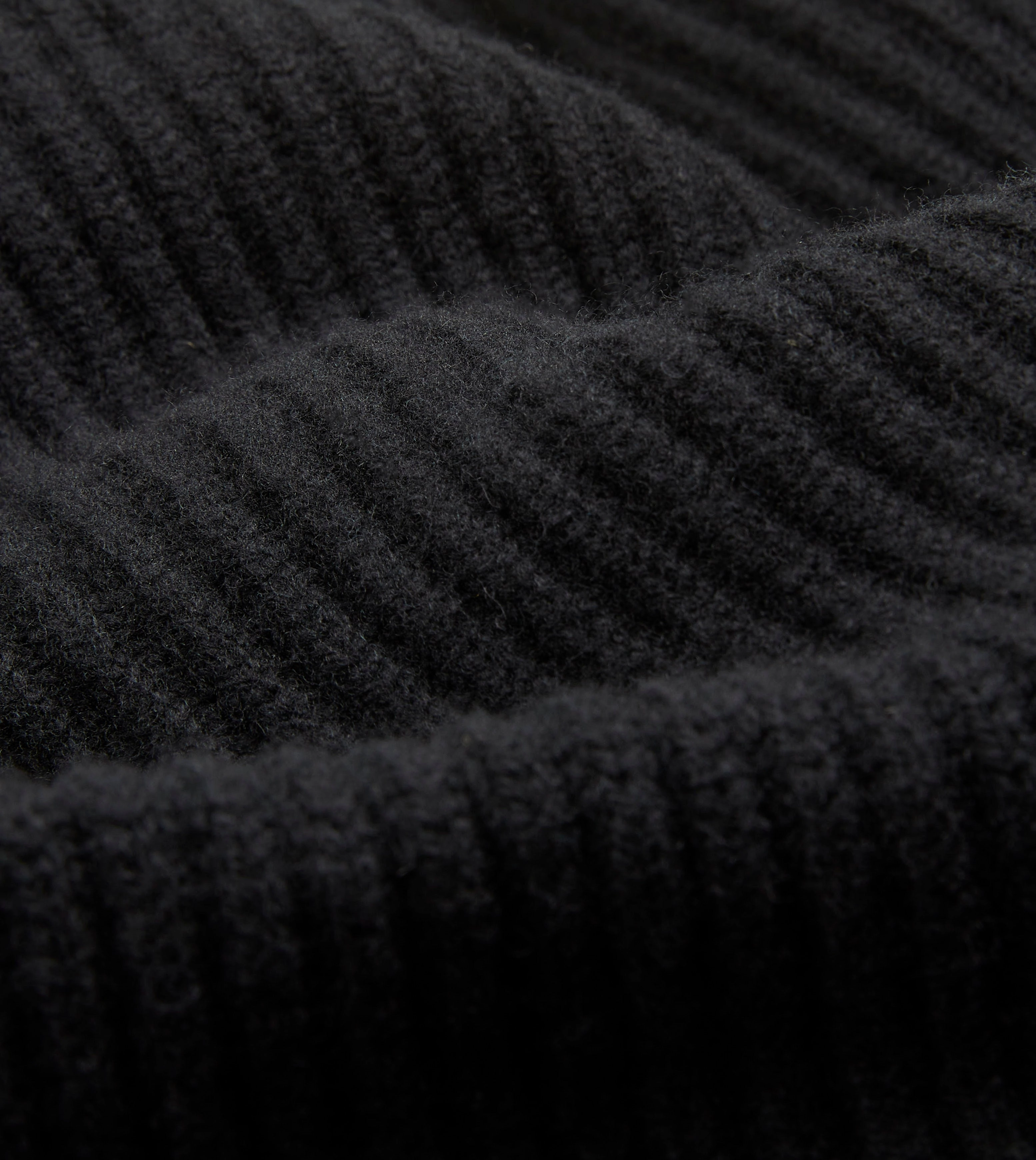 Black Lambswool Shawl Collar Cardigan Clean Aesthetic Breathable Mesh Paneling