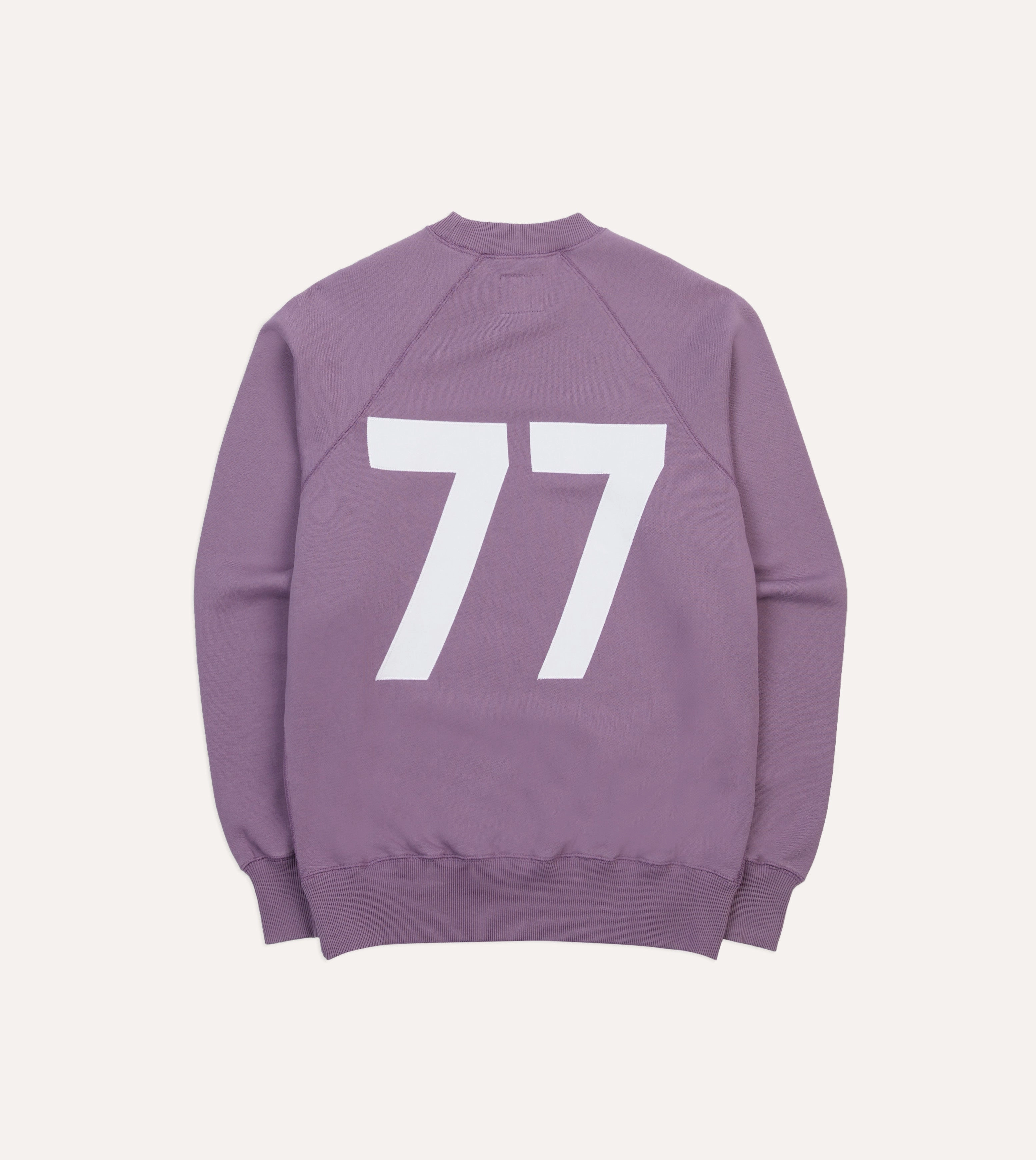 Modern Sporty product personalization Lilac ??1977?? Appliqu?? Cotton Sweatshirt