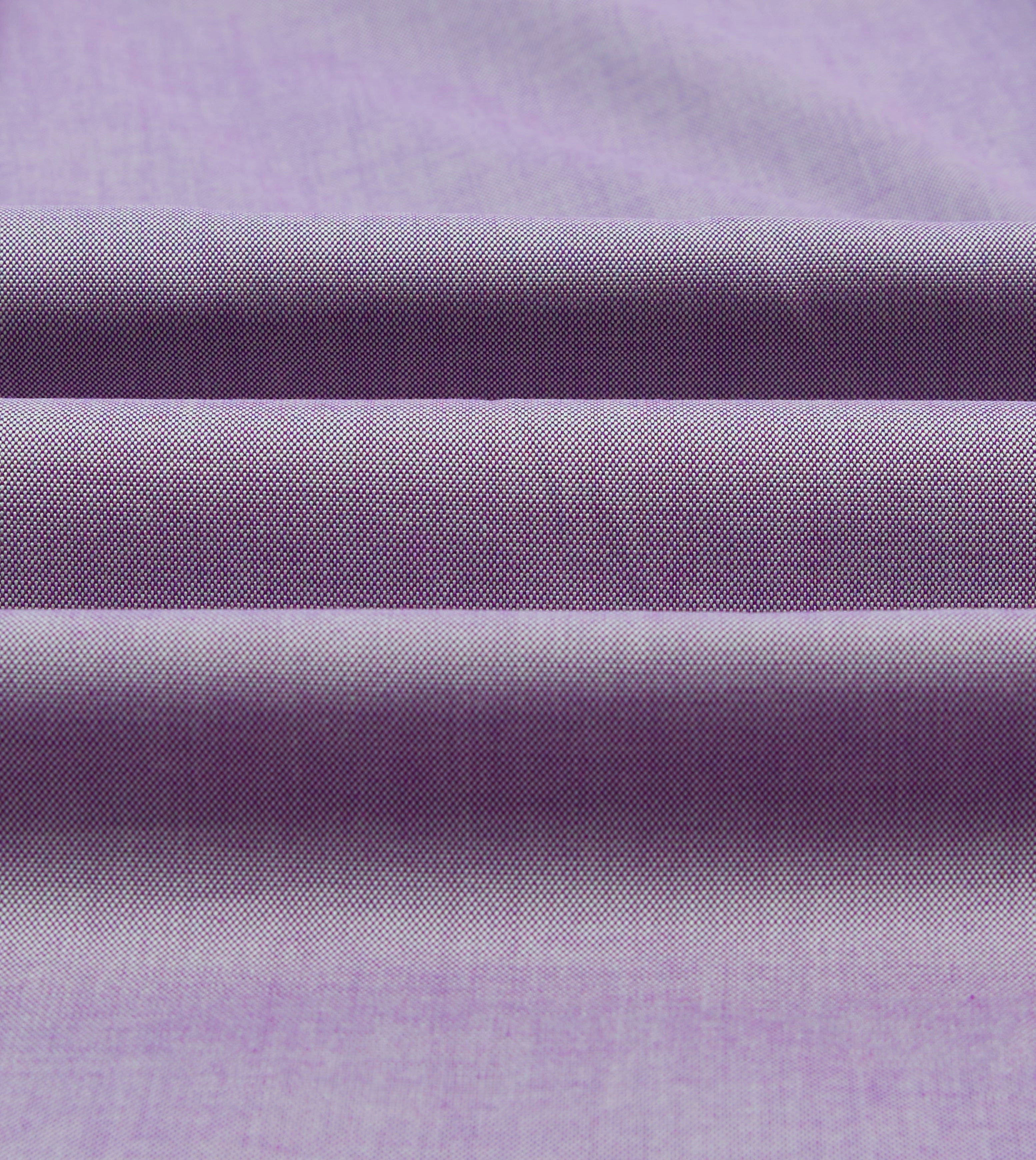Snag Resistant Fabric Urban Wear Lilac Pinpoint Oxford Cotton Cloth Button-Down Shirt