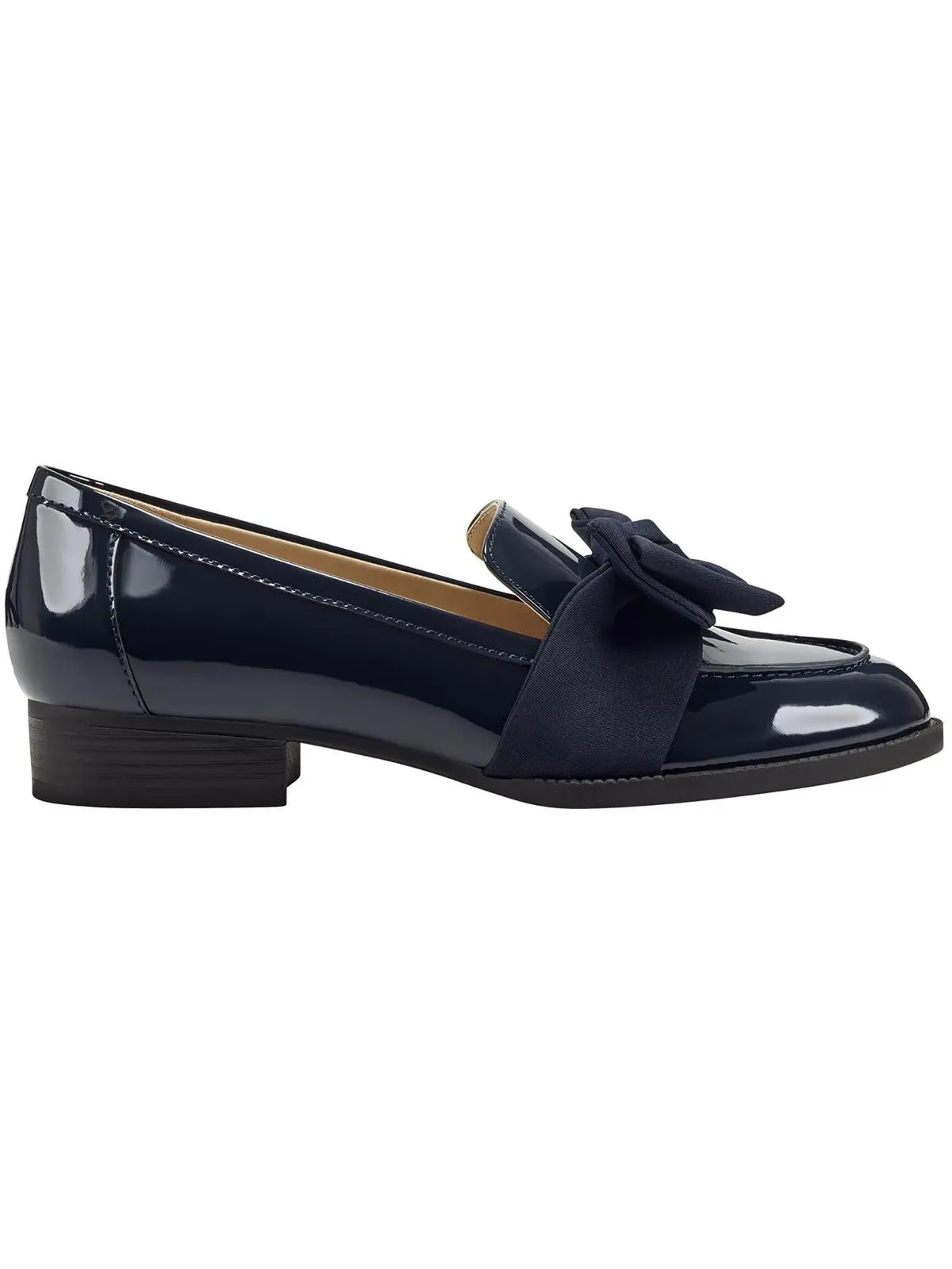 Lindio3 Womens Ribbon Slip On Loafers Stylish Movement Comfort Focus