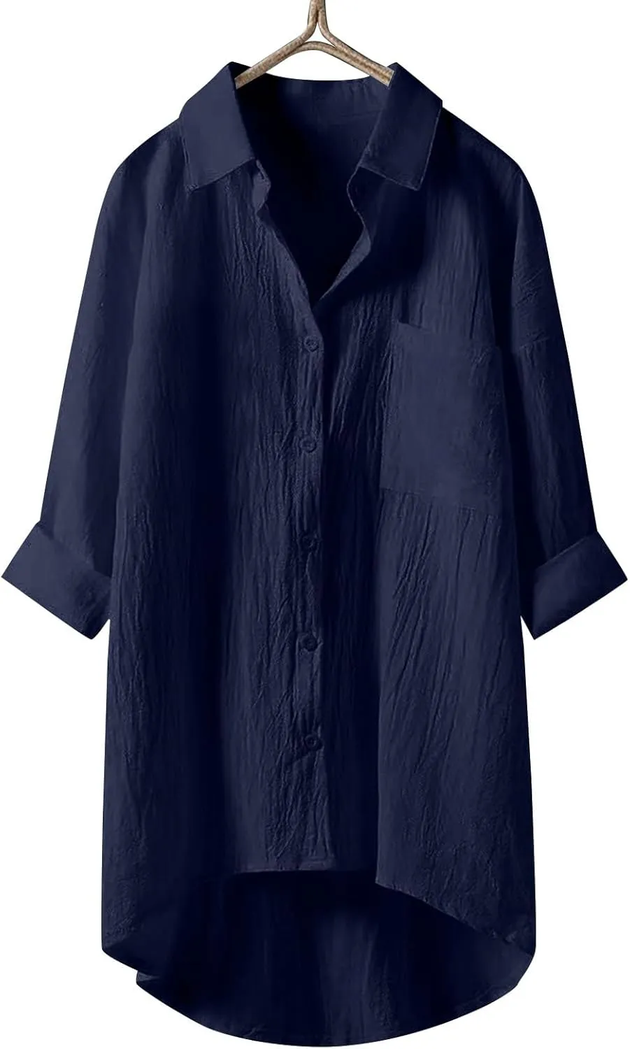 Linen Shirt for Women Breathable Tops Loose Crewneck Tops Womens Daily T Shirts Summer Shirts for Women 2025