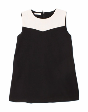 Comfortable Fashion Bright-colored piece LIU JO Girls Sleeveless A-Line Dress 4-5 Years Black Colourblock Polyester
