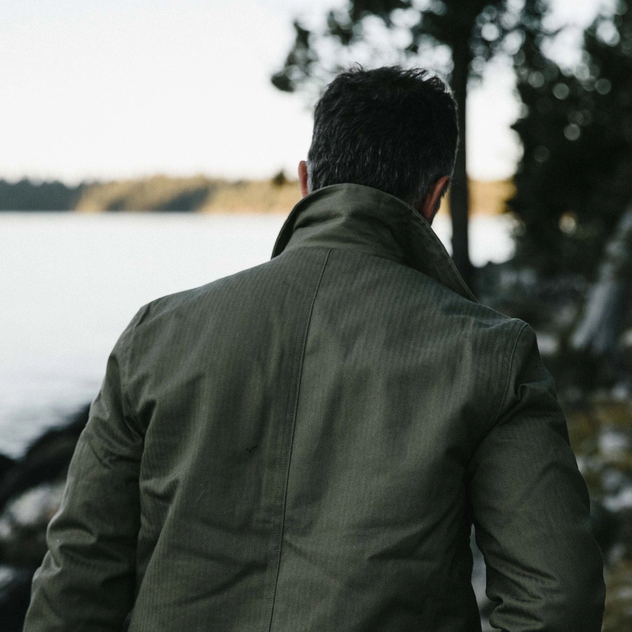 The Lined Watts Jacket in Olive LowProfileLogo