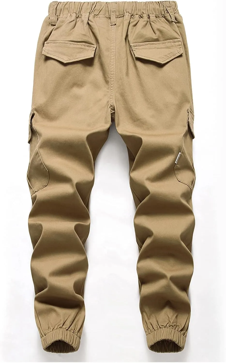 LOKTARC Boys' Pull-On Slim Fit Camo Cargo Jogger Pants