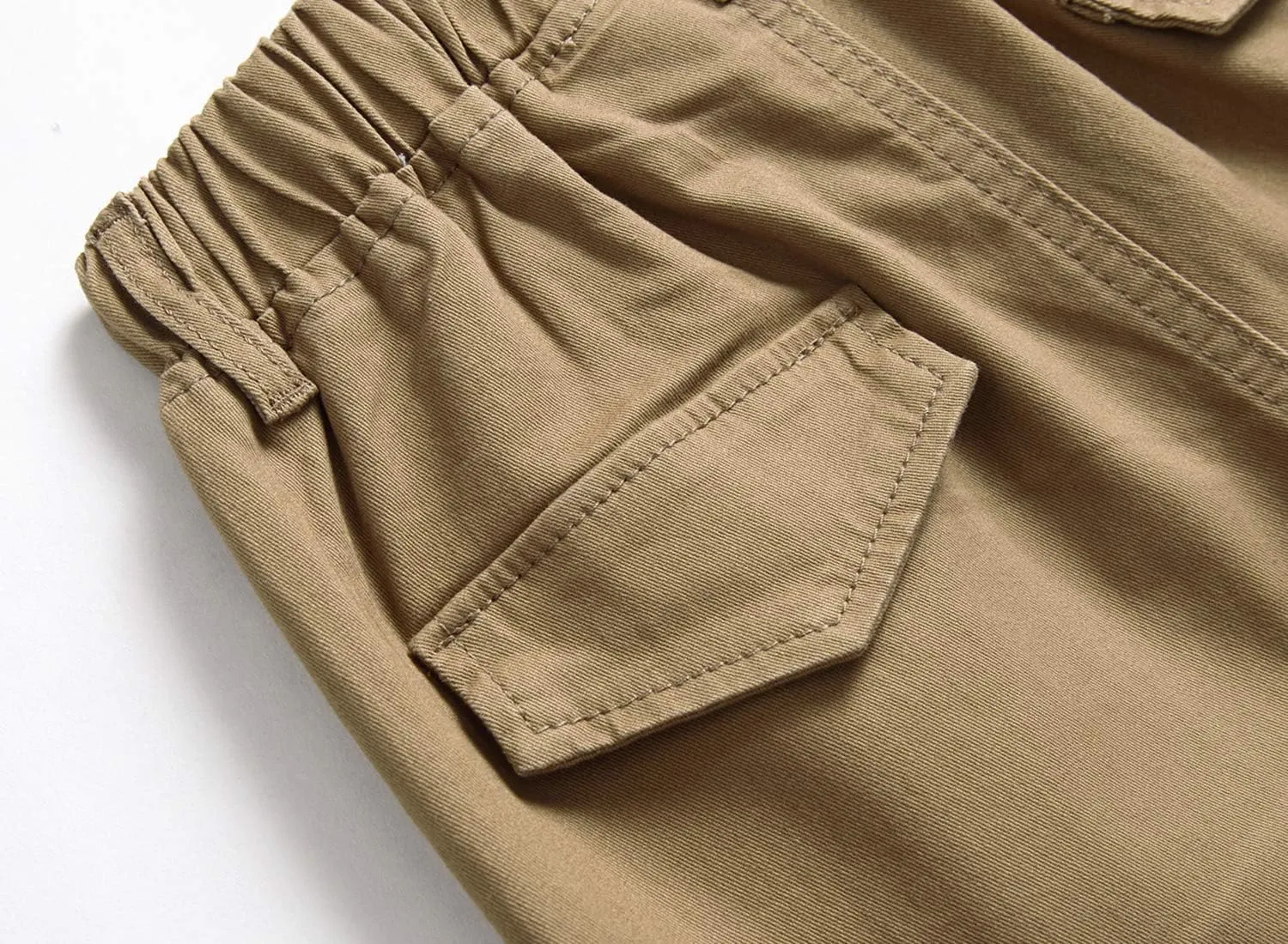 LOKTARC Boys' Pull-On Slim Fit Camo Cargo Jogger Pants