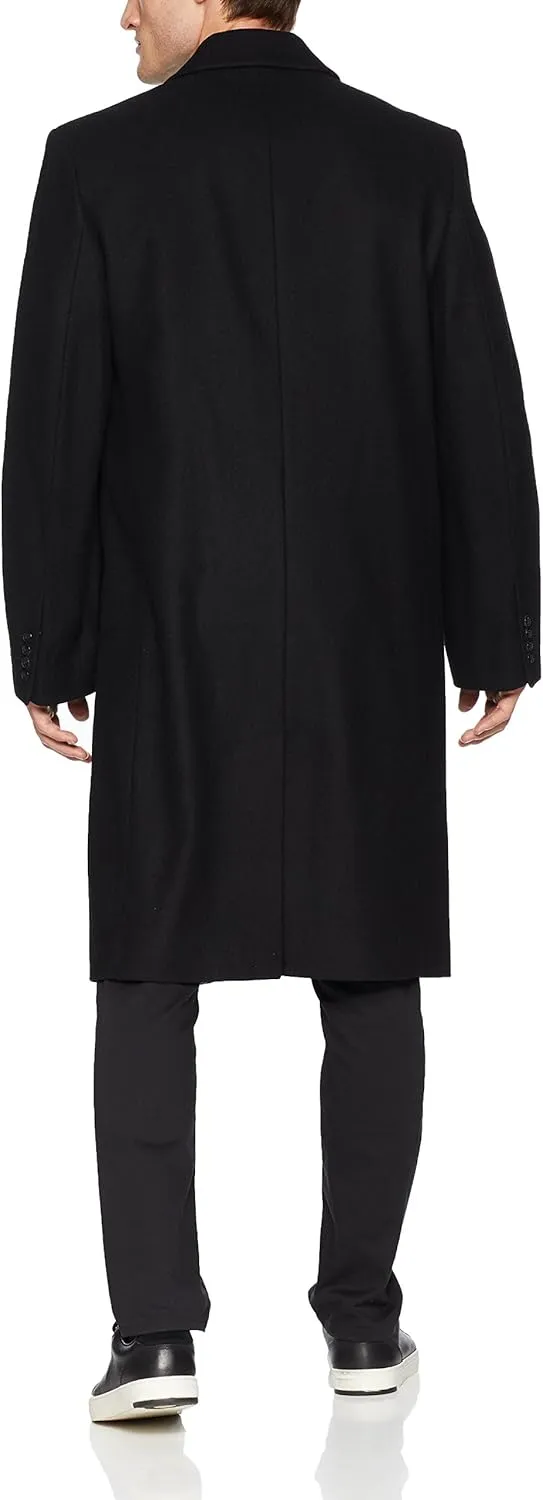 LONDON FOG Men's Signature Wool Blend Top Coat