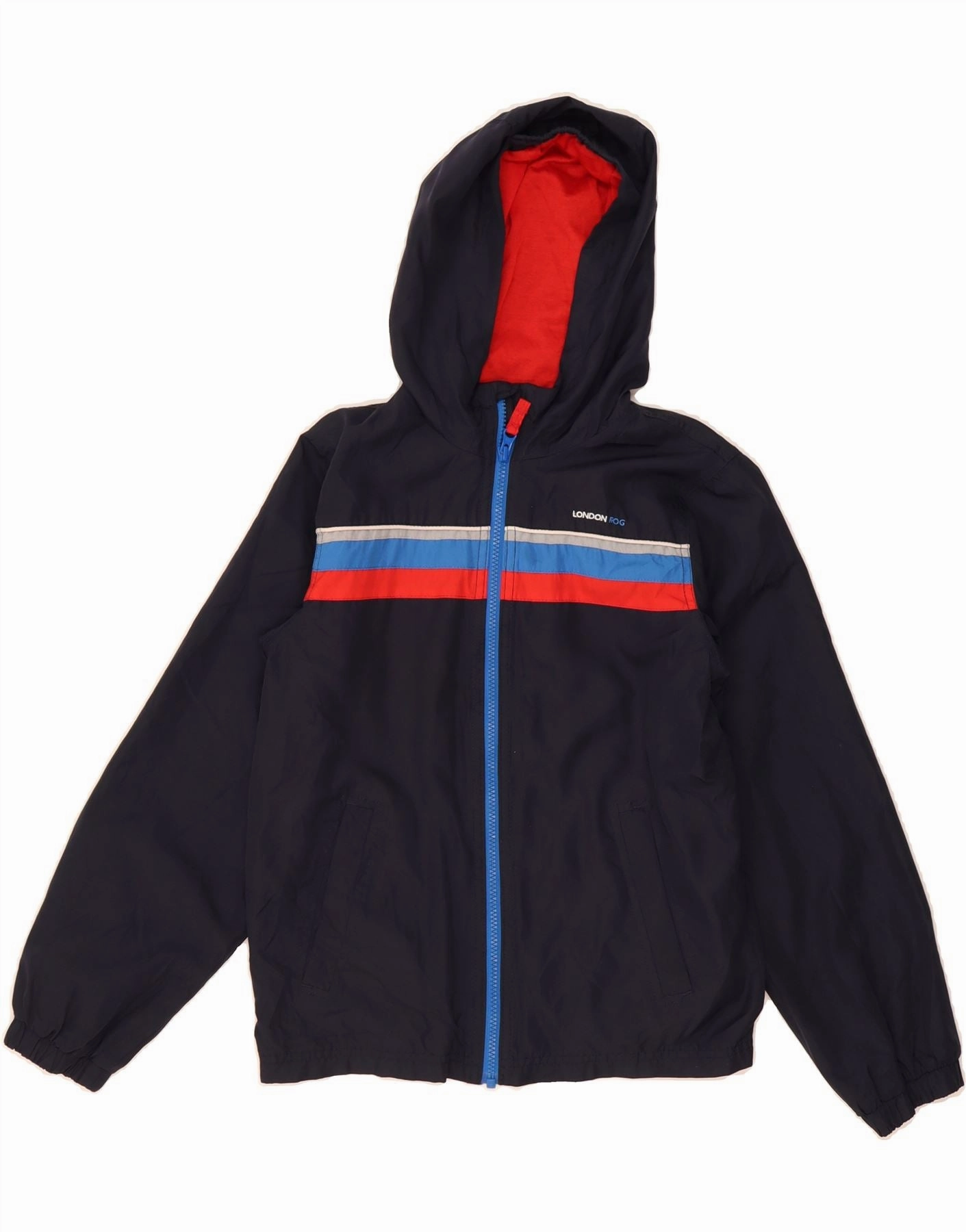 police officers LONDON FOG Boys Windbreaker Jacket 10-11 Years Medium Navy Blue