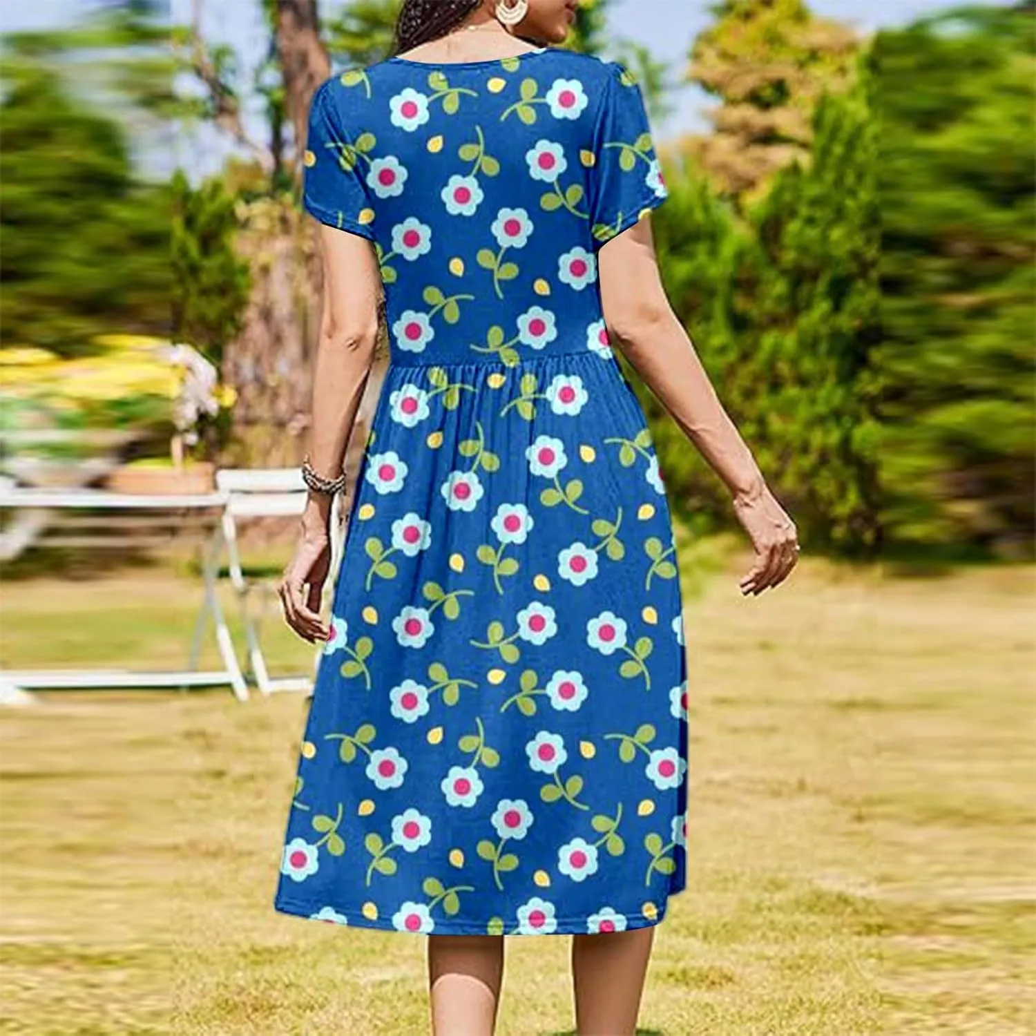 Long Floral Dresses Wedding Guest for Womens 2025 Summer Spring Dresses for Over 50 Aline Resort Wear