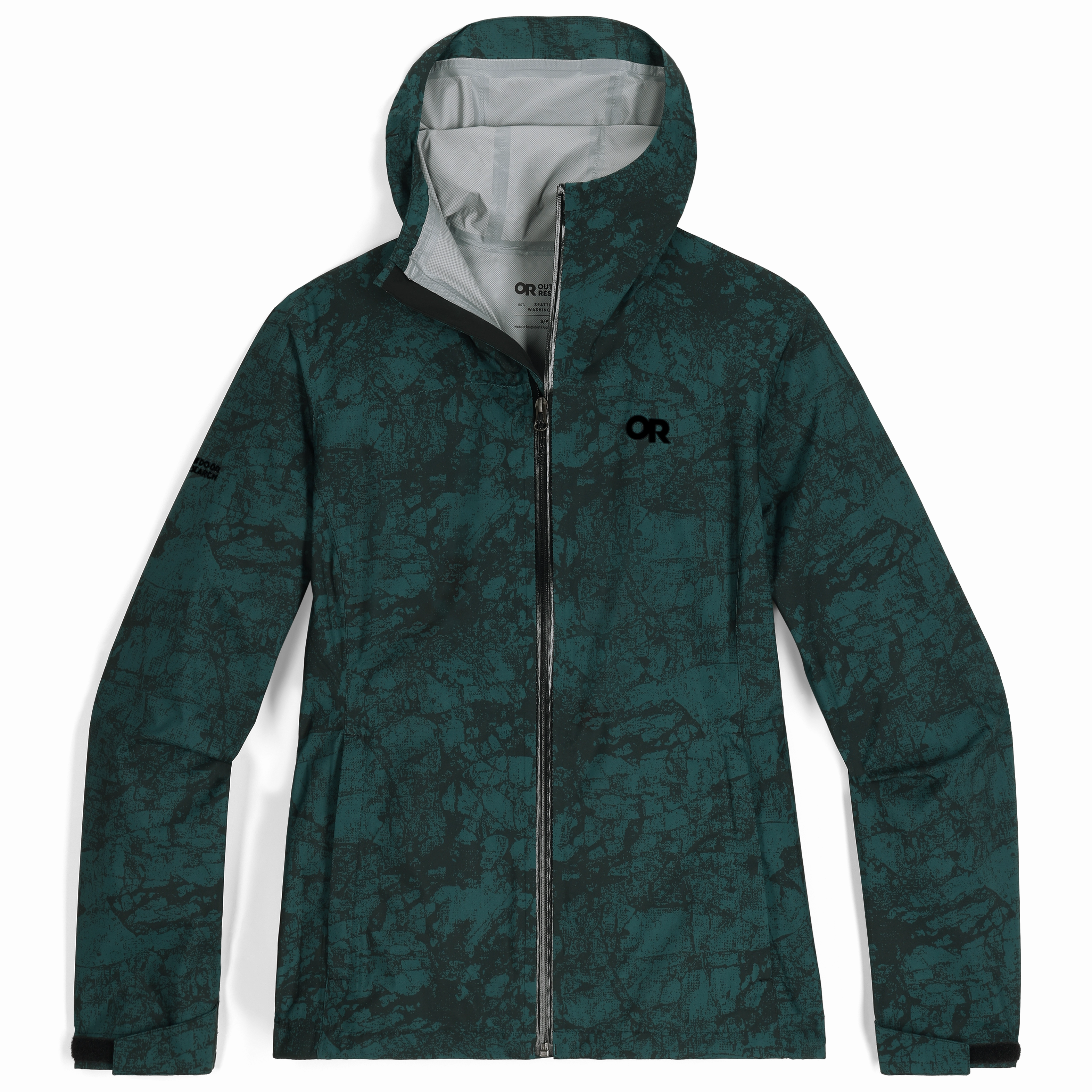Women's Stratoburst Stretch Rain Jacket Street Style