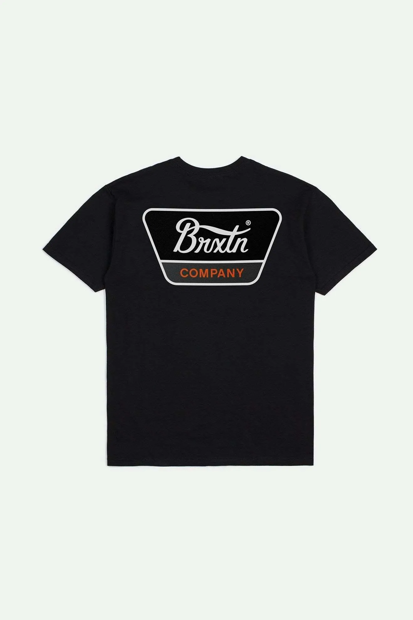 Retro Linwood S/S Standard T-Shirt - Black/Orange/White