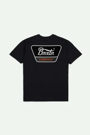Linwood S/S Standard T-Shirt - Black/Orange/White Chic Wear