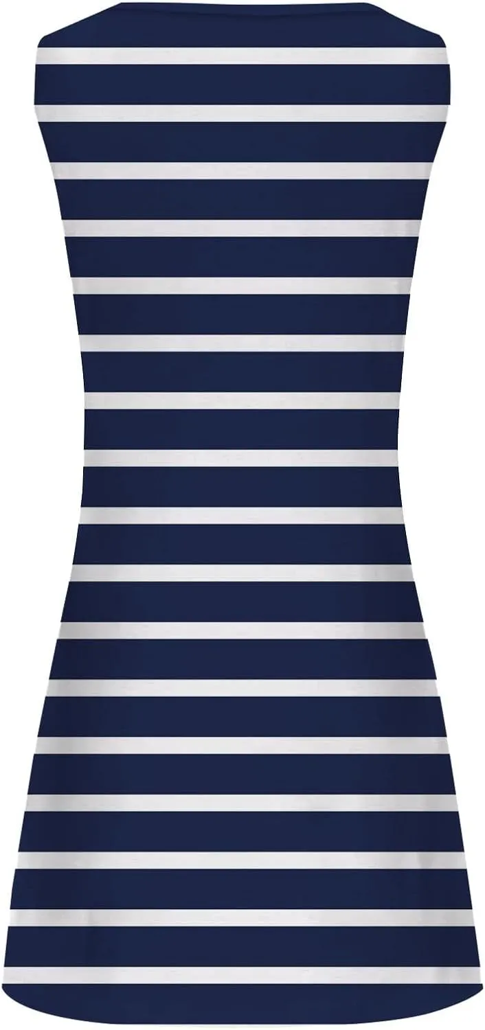 Loose Split Maxi Dresses with Pockets Sun Dresses for Women 2025 Vacation Beach Casual Summer Sundresses Sleeveless