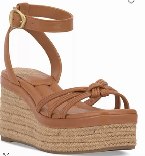 Loressa Wedge In Golden Walnut Slim Height Bronze Base