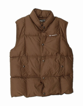 LOTHARS Boys Padded Gilet 13-14 Years Large Brown Cotton Shampoo