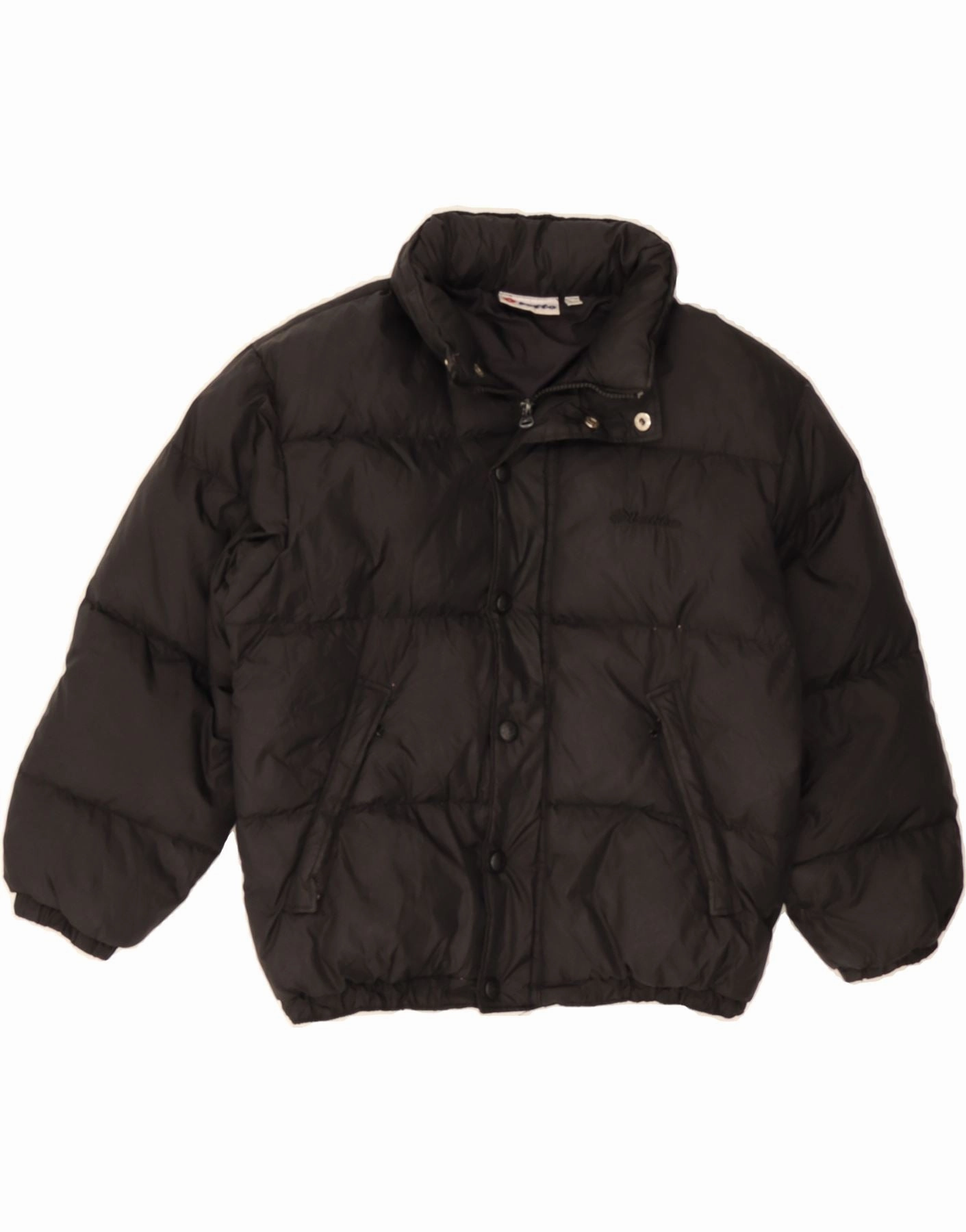Layer Smart Love LOTTO Boys Loose Fit Padded Jacket 9-10 Years Large Black Nylon
