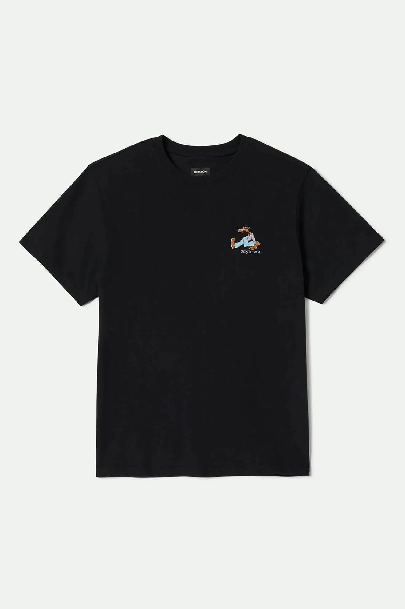Strike Heavyweight S/S Standard T-Shirt - Black Classic Wash Reversible Design Concept Valentine's Day