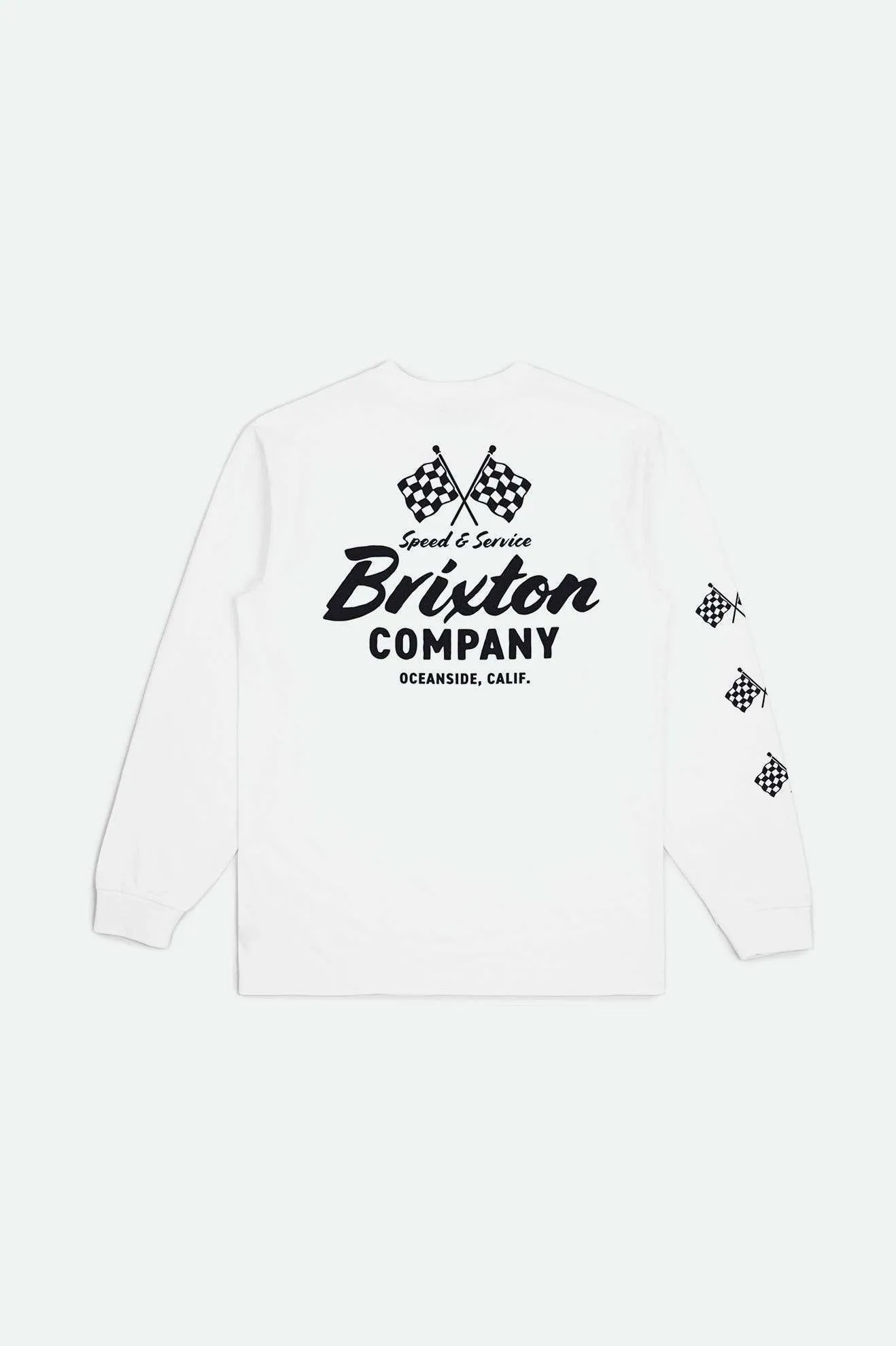 Wayburn L/S Standard T-Shirt - White NonRestrictive Cut