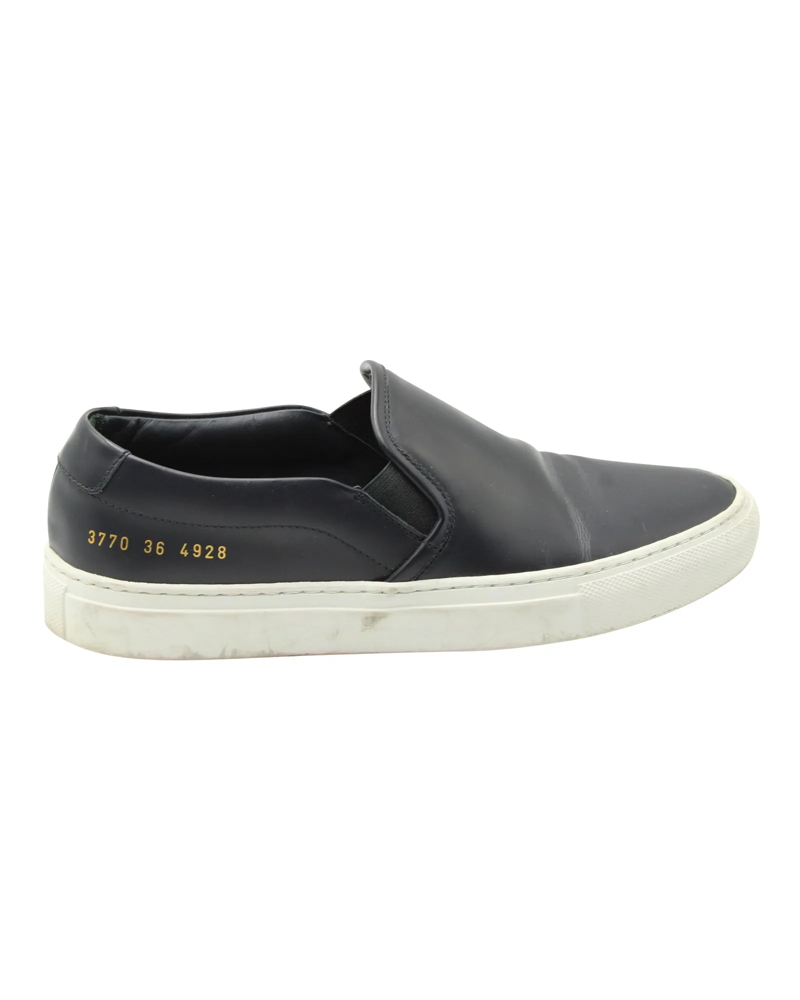 Neat Step Everyday Slip-Ons Common Projects Slip On Sneakers in Black Leather