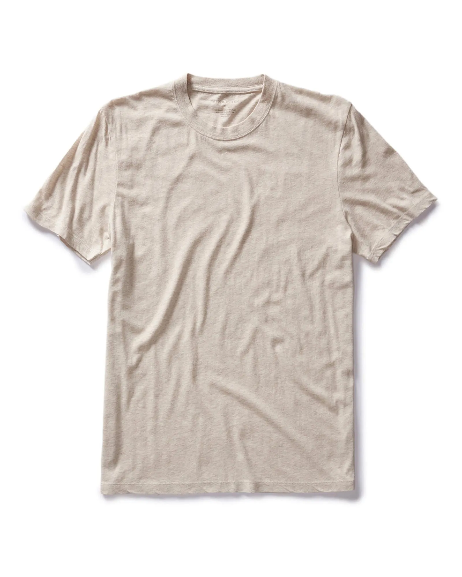 winter warmth Recycled Polyester The Cotton Hemp Tee in Heather Oat