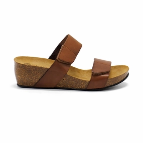 Bronze Glow Women's Cody Wedge Sandals In Brown