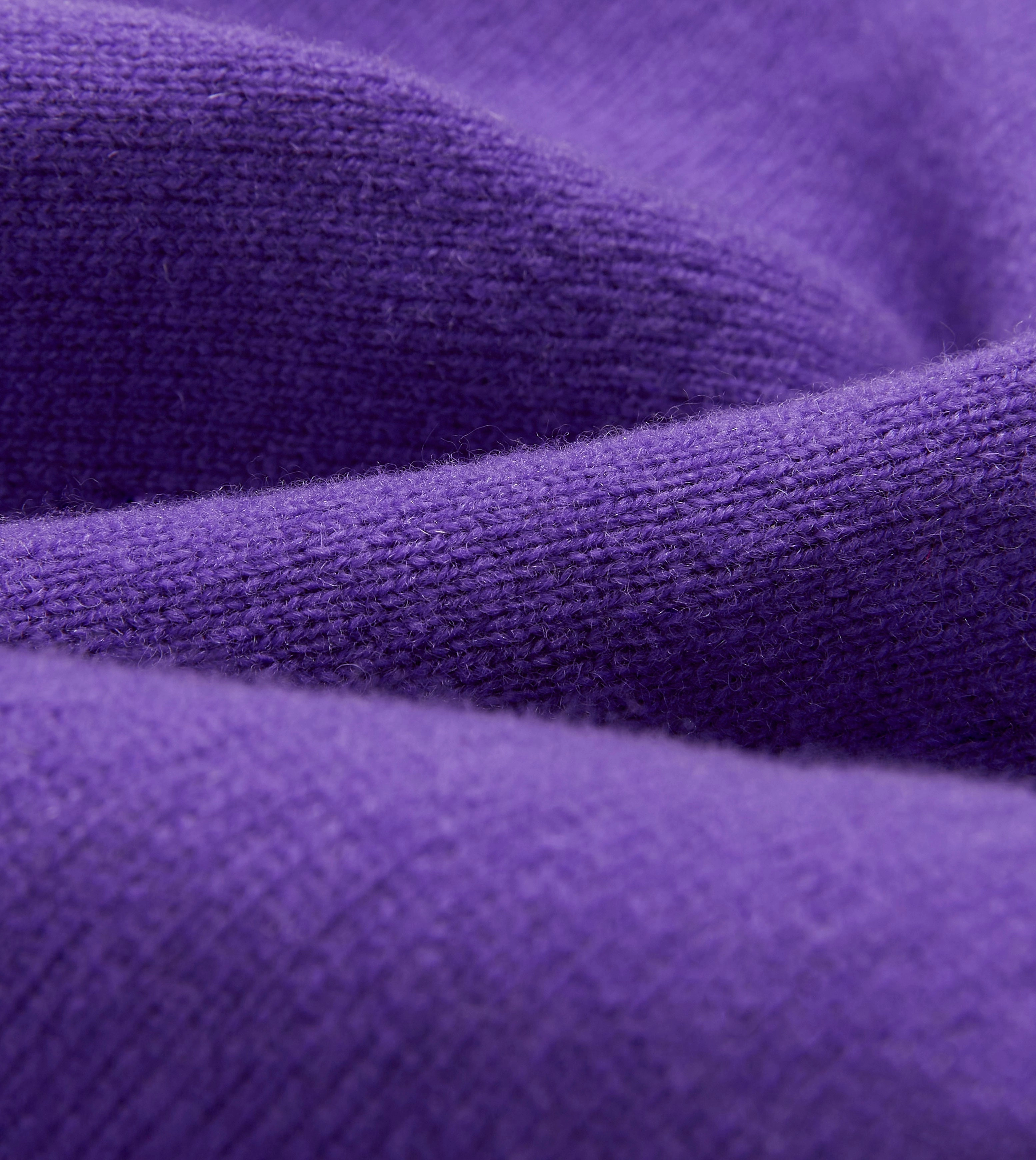 Purple Lambswool Sleeveless Cardigan quick dry Just Right