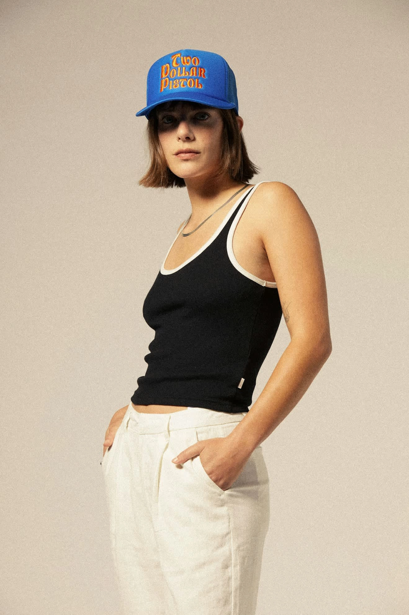 Ludlow Trouser Pant - Off White Form Fitting Sport Fit
