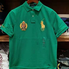 Breezy Design Polo Ralph Lauren Green Big Pony Polo