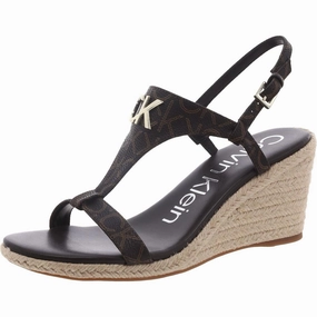 Leather Base Blanta Womens Faux Leather Wedge Espadrilles