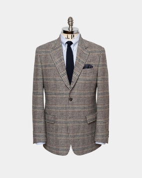Sophisticated Wear Made-in-Canada Grey Large Scale Prince of Wales Sport Coat